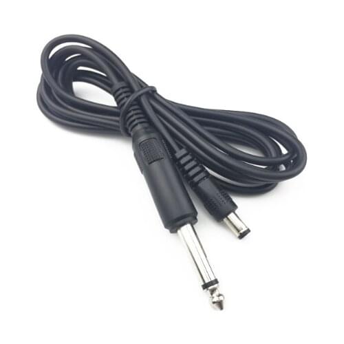 6.35 Mm Mono Cable 6.35 Audio Line Guitar Tuning 2 Core Wire Dc 5521 Power Cord Instrument Line 2m
