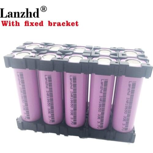 1-10PCS 18650 Batteries 3.7V Li ion 3300mAh 30A 18650VTC7 18650 battery and fixed bracket 18650 Holder with Splicing Bracket
