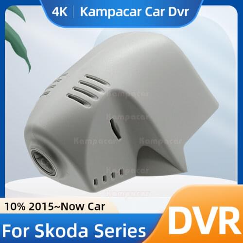 Kampacar SKD10-C Wifi Dash Cam Car Dvr Camera For Skoda 86mm Kamiq Kodiaq Octavia Fabia Kodiak Karoq Yeti Rapid HD 1080P DashCam