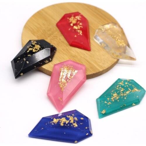 5pcs Exaggerated Big Irregular Earring Base Findings Gold Leaf Flatback Cabochon Bead Hair Pin Diy Crafts Wedding Jewelry Make