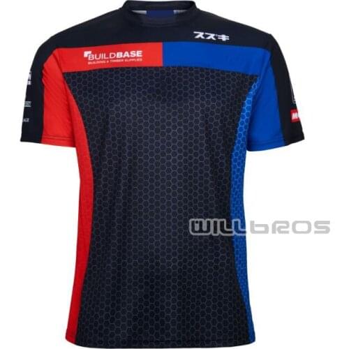 Motorbike Scooter Riding Quick Dry T-shirt For Suzuki Motocross Motorbike Short Sleeve Summer T Shirts