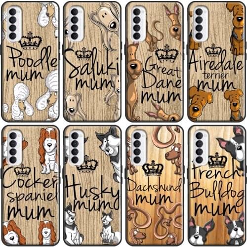 Yorkshire terrier mum dog puppy Poodle Case For Realme C3 XT 6 7 X2 X50 X7 Pro OnePlus 8 7 Pro 7T Nord For OPPO A9 Reno 4 Pro