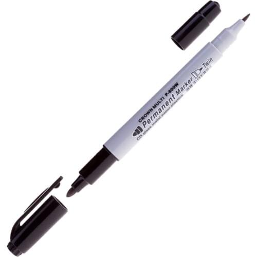 CROWN Black Permanent Markers