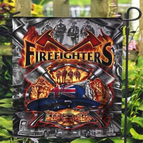 Australian Firefighter Flag 3D Full Printing Garden Flags Hanging House Flag Garden Flag Decoration Double-sided Printing 03