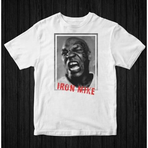 Mike Tyson T-Shirt Iron Mike Summer Cotton Short Sleeve O-Neck Mens T Shirt New S-3XL