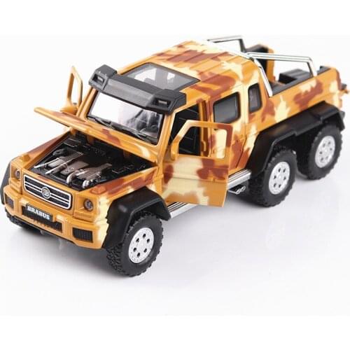 High Simulation Collection Toys Car Styling G63 AMG 6X6 Model 1:32 Alloy SUV Car Model