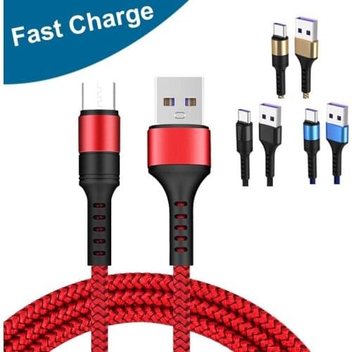 5A Type C Cable Micro USB Lighting Fast Charging Quick Sync Data High Quality Cord Phone Cable 1m 2m For Iphone 11 10 XR XS X