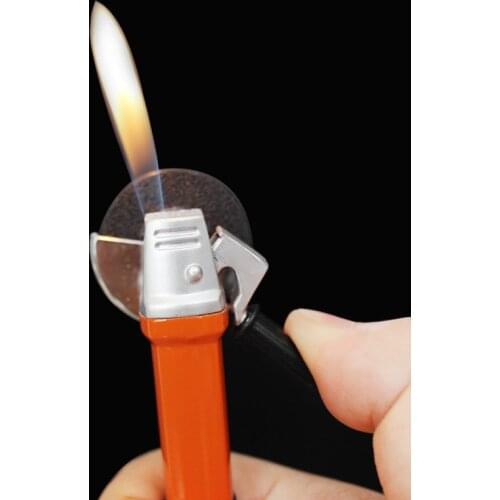 Creative Mini Circular saw Shaped Lighter Butane Refillable Lighters Nice Funny Gift