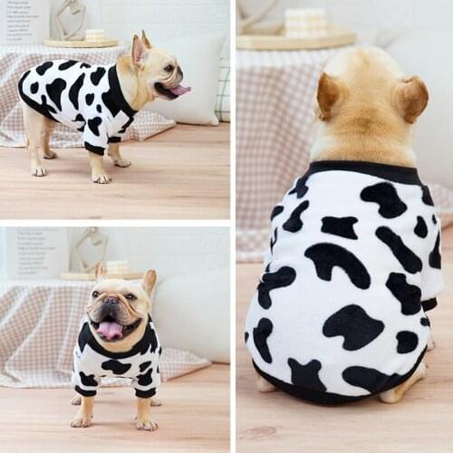 Fashionable and Cute Bullfighting Clothes for Fall and Winter Double-sided Fleece Four-color Dog Jackets Warm Pet Clothing S-XXL