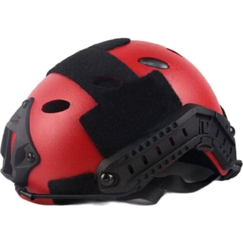 Customized Rescue HelmetF2 Safety Fire Emergency Outdoor Fast Red Helmet Size Adjustable Helmet