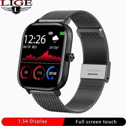 2020 neue P8 Farbe Bildschirm Smart Uhr Frauen männer Voller Touch Fitness Tracker Blutdruck Smart Uhr Frauen Smartwatch für xia