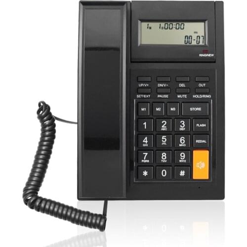Corded Phone with Caller ID, Call Waiting, Speakerphone, Tilt Display Landline Telephone Wall Mountable, for Office Home