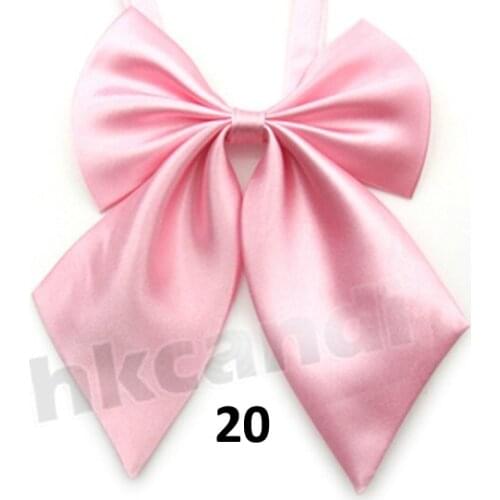 Adjustable Candy Color Female children Bow Tie Clothing & Accessories polyester silk bowtie Brand New girl