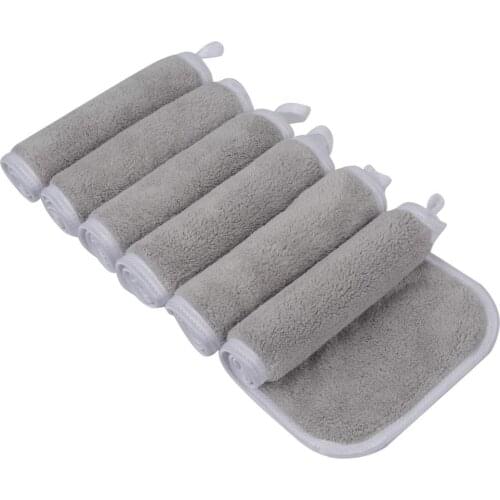 6 Pack 15cmx30cm Microfiber Makeup Remover Cloth Pads Make-up Remover Face Cloth Washable Face Cloths