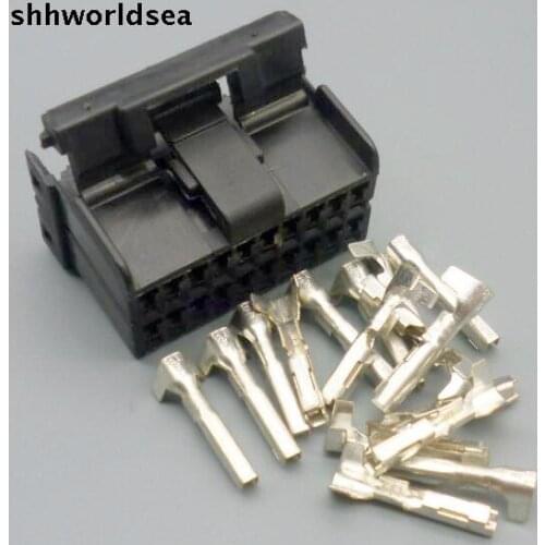 Shhworldsea 5/30/100sets 1.2mm kit pcb mounting wire harness 20P 20way connector 174047-2