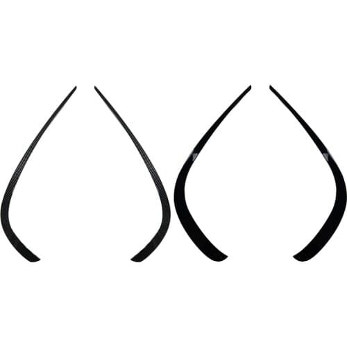 Car Front Bumper Splitter Spoiler Air Knife Covers Trim for Mercedes-Benz E-Class Coupe C207 2013-2016 AMG Line