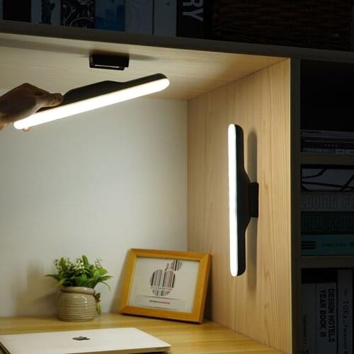 D2 Led Table Lamp Desk Battery Cabinet Lighting Touch Magnetic Closet Lamp Usb Rechargeable Home Office Kitchen Bedroom Light