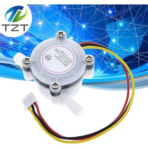 TZT New Hot Water Coffee Flow Sensor Switch Meter Flowmeter Counter 0.3-6L/min YF-S401