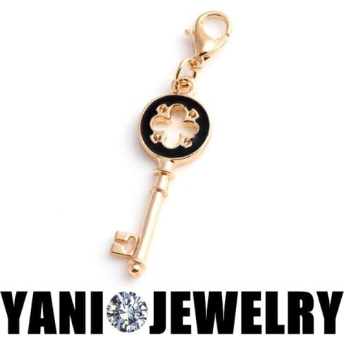 20pcs/lot Free Shipping Gold Color Alloy Vintage Key Charms Fit Pendants &Necklace Jewelry Findings DIY Handcraft