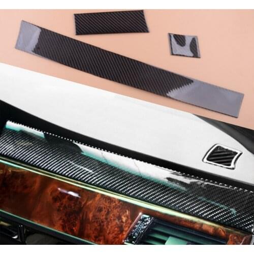 1 Set Car Interior Dashboard Panel Cover Trim Strips Fit For BMW 5 Series E60 2005 2006 2007 2008 2009 2010 Left Hand Drive Only