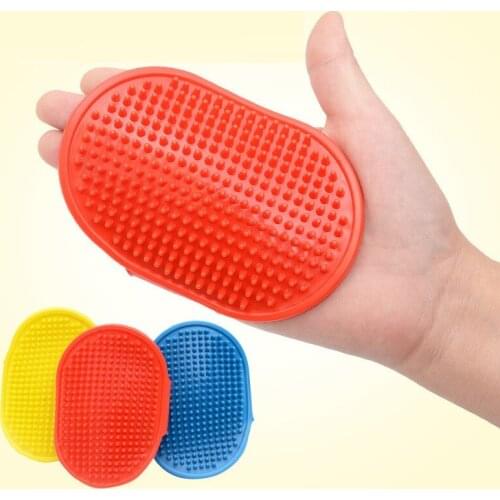 100pcs Pet Dog Cat Bath Brush Comb Rubber Hair Fur Grooming Massaging Massage Pet Shower Dog Brush Hair Remove