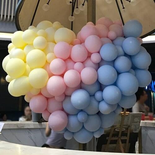 Baby Boy Girl Baptism DIY Decor 100pcs Candy Color Balloon Wedding Party Favor Pink Purple Blue Balloons Mall Holiday Decoration