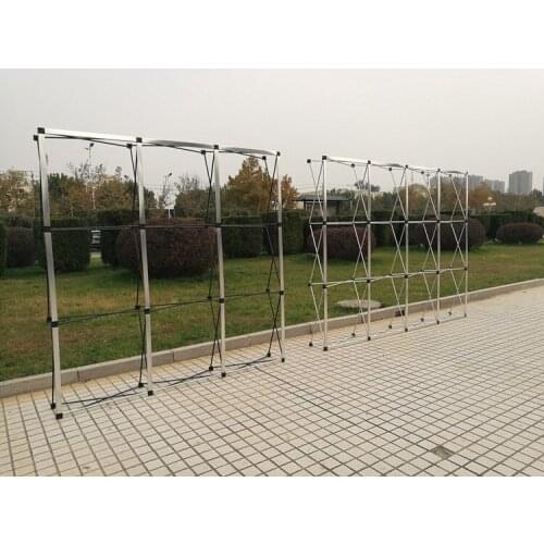 305x305cm 4x4 lattice signature wall outdoor display background plate printing cloth background frame flower wall frame