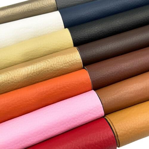 5 Sheets Self Adhesion Litchi Pattern Faux PU Leather Synthetic Repair Patch Sofa Car Sticker Decoration Waterproof DIY 20*15CM