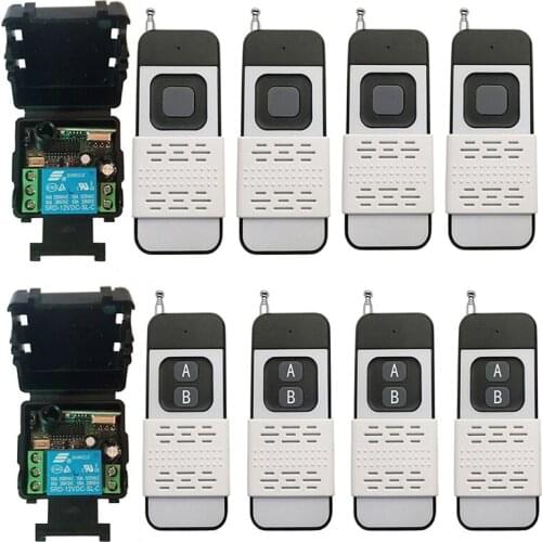 500M DC 12V 24V 10A 1CH 1 CH RF Wireless Remote Control Switch System Transmitter + Receiver/lamp/Garage Door/shutters/ window