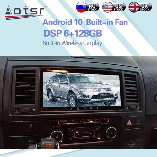 6+128GB For Volkswagen Touareg Android 10 Tesla Car Radio Wireless Carplay GPS Navigation DSP Car Multimedia Player