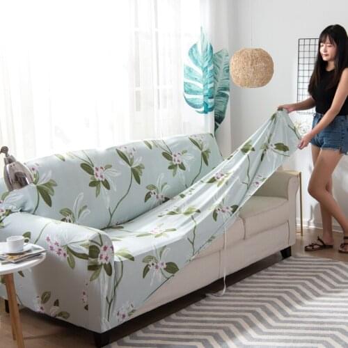 Sofa-slipcovers Tight Wrap All-inclusive Slip-resistant Elastic Cubre Sofa Towel Corner Sofa Cover Stretch Fabric Couch Cover
