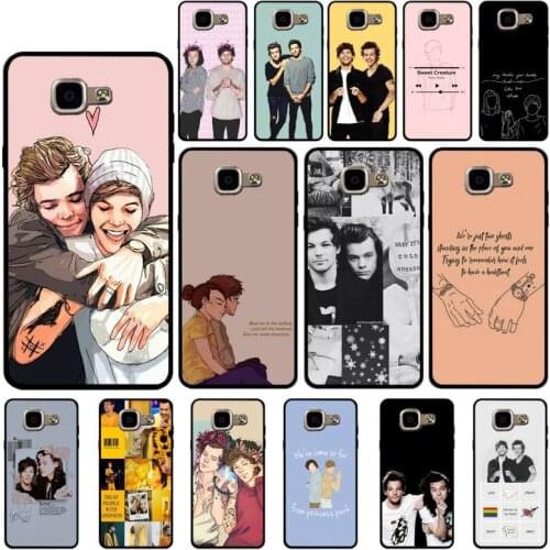 YNDFCNB Larry Stylinson Phone Case for Samsung A6 A8 Plus A7 A9 A20 A20S A30 A30S A40 A50 A70