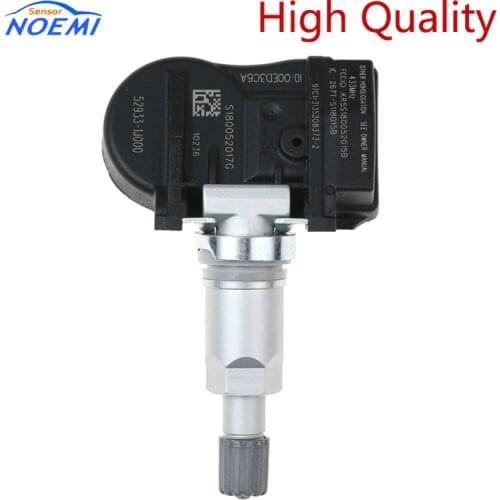 YAOPEI 52933-1J000 529331J000 433MHZ TPMS Tire Pressure Sensor For Kia Optima Hyundai i20 Sorento ix20 Venga