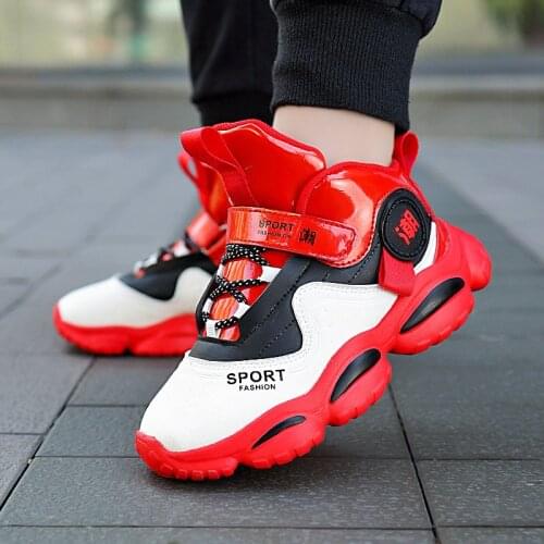 2021 Autumn Sneakers Kids Sports Basketball Shoes For Boys Children Casual Boy Sneaker Girls Student Shoes Child Anti-Slippery