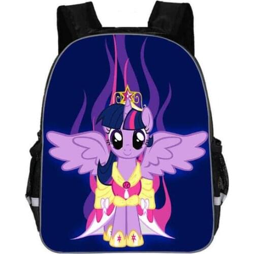 3D Cartoon Pony girls Kids School bags Children Polyester Backpacks Baby Schoolbag Cartoon Kids Satchel Mochila Infantil bags