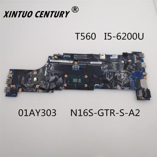 For Lenovo thinkpad T560 notebook placa-mãe 01AY303 i5-6200U CPU 100% test