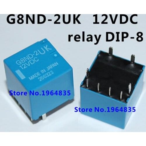 G8ND-2UK 12VDC G8ND-2U-12VDC G8ND-2U relay DIP-8
