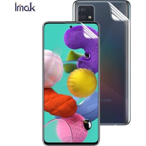 For Samsung A51 Screen Protector IMAK Hydrogel III Front 0.15MM Soft TPU Film for Samsung Galaxy A51 Not Glass
