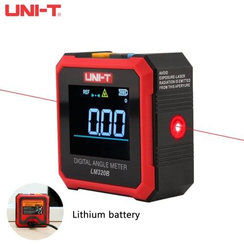 UNI-T LM320A LM320B Digital Goniometer Laser USB Goniometer 360° Horizontal Angle Detector High Precision Magnet Tilt Tool