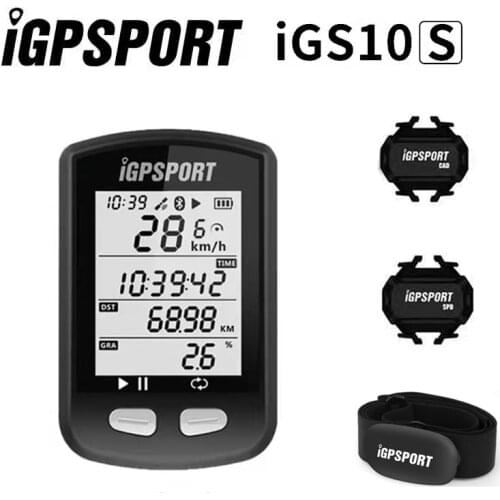 IGPSPORT iGS10S GPS Bike Computer Bicycle Speedometer Stopwatch Wireless ANT+ Bluetooth 4.0 IPX6 Waterproof Rainproof