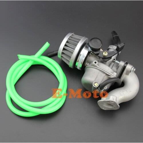 ATV Quad Go-kart 19mm Carburetor Carb PZ19 Air Filter Lever Choke Intake Pipe Tubing Chinese 50 70 90 110 125cc Free Shipping
