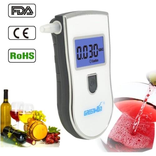 HOT Selling New Arrival Popular Patent Right Alcohol Tester Breathalyzer With High Precision Car Detector Gadget