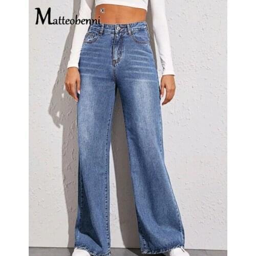 Широкие джинсы Matteobenni China At AliExpress
