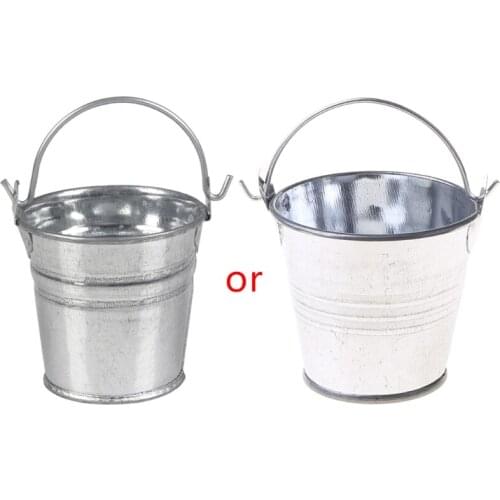 Metal Small Bucket for RC 1/10 Axial SCX10 TAMIYA D90 D110 CC01 Off Road Rock Crawler Car Accessory