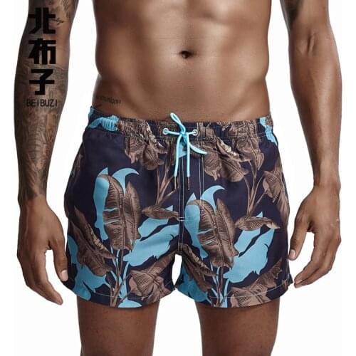 Tropical tree swimwear short Mens Board Shorts Quick Drying Shorts Beach Summer sexy Beach Short Pants