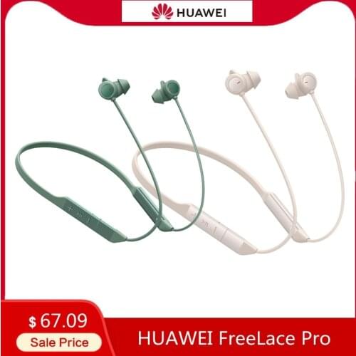 Original HUAWEI FreeLace Pro Wireless Headset Earphone Bluetooth 5.0 Dual-mic Active Noise Cancellation Fast Charge Headphone