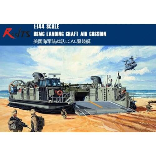 RealTS Trumpeter Model Kit - LCAC Landing Craft Air Cushion USMC - 1:144 Scale - 00107
