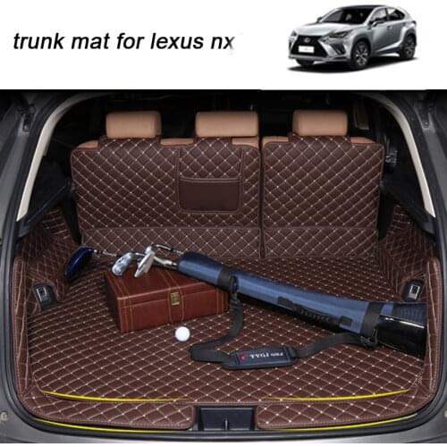 High quality for Lexus nx Nx200t Nx300h Leather Car Trunk Mat Cargo Liner 2014 2015 2016 2017 2018 2019 Rug Carpet luggage