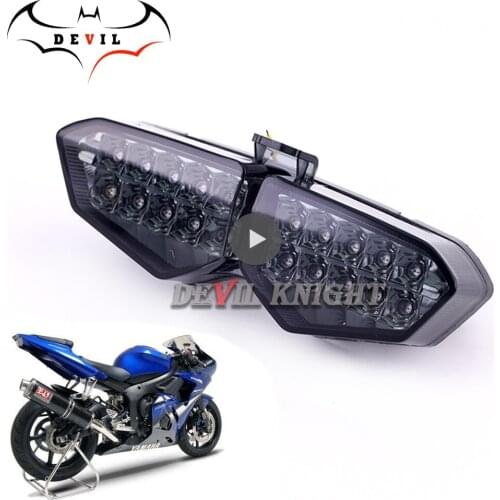 For Yamaha YZF R6 2003 2004 2005 Rear Tail Light Brake Turn Signals Integrated LED Light Motorcycle Accessories Motorcycle light