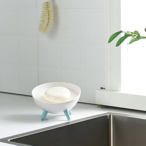 Bathroom Draining Soap Box Bathroom Accessories Shower Soap Holder Dish Sponge Storage Plate Tray Bathroom Gadgets Supplies